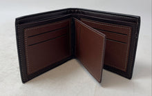 Load image into Gallery viewer, Carrken Mens Black Leather Credit Card Holder Organizer Bifold Wallet
