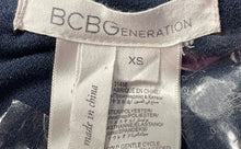 Load image into Gallery viewer, BCBGeneration Womens Blue Spaghetti Strap V-Neck Party Cocktail Mini Dress Sz XS
