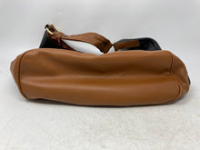 Load image into Gallery viewer, Tignanello Womens Black Brown Leather Inner Pockets Shoulder Hobo Bag
