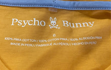 Load image into Gallery viewer, Psycho Bunny Mens Light Orange Pima Cotton Short Sleeve Graphic T-Shirt Size 6
