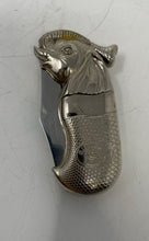 Load image into Gallery viewer, Elephant Shape Silver-Tone Collectible Folding Pocket Knife Not Tested
