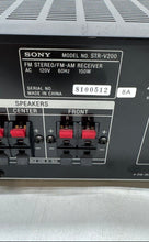 Load image into Gallery viewer, Sony STR-V220 Control Center Digital Signal Processing AV Receiver Not Tested
