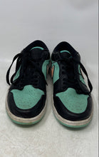 Load image into Gallery viewer, Nike Mens Air Jordan 1 Low SE Black Green Lace-Up Basketball Shoes Size 11
