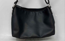 Load image into Gallery viewer, Rosetti Womens Black Leather Zipper Adjustable Strap Crossbody Handbag
