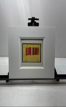 Load image into Gallery viewer, Very Stripey Cat Called Bianca Fine Square Framed Wall Hanging Art Print
