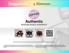 Load image into Gallery viewer, Authentic Buscemi Mens Red Black White Leather Lace-Up Sneaker Shoes EUR 42

