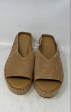 Load image into Gallery viewer, Franco Sarto Womens Pine Brown Open Toe Wedge Heel Slide Sandals Size 8M
