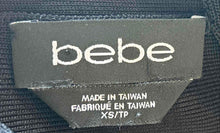 Load image into Gallery viewer, Bebe Womens Black Criss-Cross Waist Back Zip Straight &amp; Pencil Skirt Size XS
