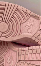 Load image into Gallery viewer, Nike Girls Dunk Low DH9765-600 Pink Leather Lace-Up Sneaker Shoes Size 6.5Y
