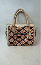 Load image into Gallery viewer, Spartina 449 Womens Multicolor Printed Inner Pocket Double Handle Satchel Bag
