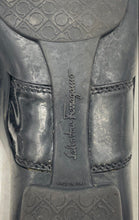 Load image into Gallery viewer, Authentic Salvatore Ferragamo Womens Black Patent Leather Slide Sandals Size 6 B
