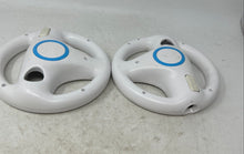 Load image into Gallery viewer, Nintendo Wii Model RVL-024 White Racing Steering Wheel Untested Lot Of 2 Pcs

