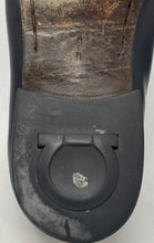 Load image into Gallery viewer, Authentic Salvatore Ferragamo Mens Black Leather Loafer Shoes Size 9 D Damaged
