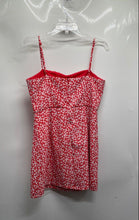 Load image into Gallery viewer, French Connection Womens Red White Floral Spaghetti Strap Back Zip Sundress Sz 8
