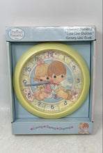 Load image into Gallery viewer, Precious Moments Baby Love One Another Nursery Wall Clock Untested With Box

