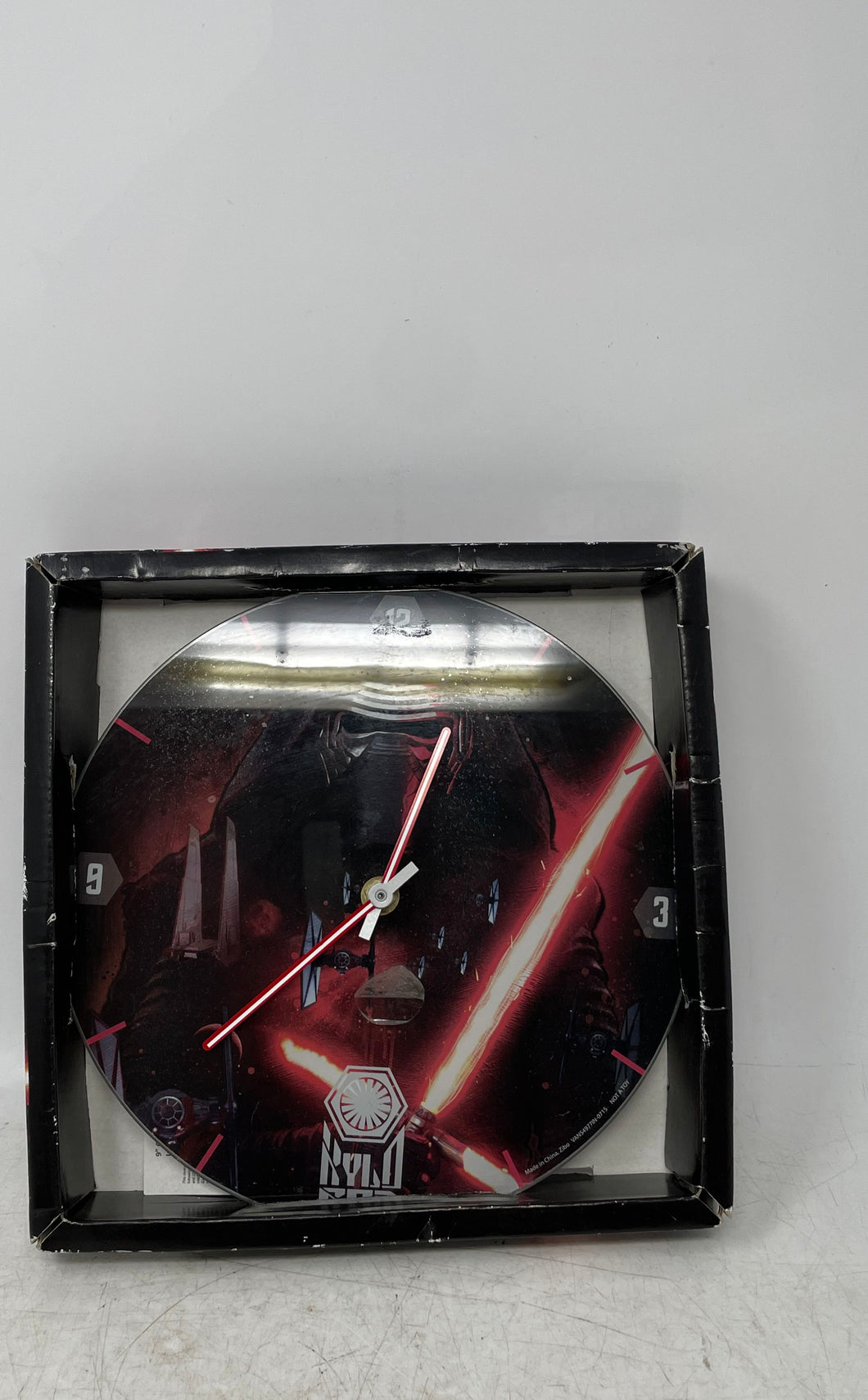 Lucasfilm Ltd Star Wars The Force Awakens Premiere 9-Inch Glass Wall Clock