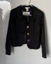 Load image into Gallery viewer, Vertigo Paris Womens Black Long Sleeve Cropped Jacket Size Medium
