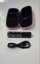 Load image into Gallery viewer, Portable Black Digital Voice Recorder Model L87 In Pink Case Not Tested
