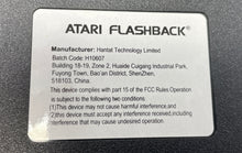 Load image into Gallery viewer, Atari Flashback Classic Game Console System With Accessories No Tested
