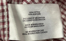 Load image into Gallery viewer, Banana Republic Mens Red White Plaid Long Sleeve Collared Button-Up Shirt Size M

