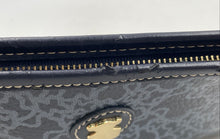 Load image into Gallery viewer, Authentic Tous Womens Gray Black Printed Inner Pocket Clutch Purse Damaged

