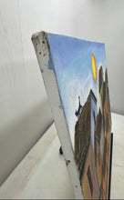 Load image into Gallery viewer, Surrealist European Architecture Village Houses Decorative Canvas Painting
