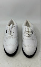 Load image into Gallery viewer, Nike Womens Air Liner 192034 White Leather Lace-Up Wingtips Golf Shoes Size 7
