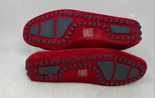 Load image into Gallery viewer, Aldo Mens Zurlo-R Red Suede Slip-On Round Toe Loafer Shoes Size 12
