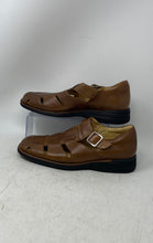 Load image into Gallery viewer, Johnston &amp; Murphy Mens Golson Brown Leather Buckle Fisherman Shoes Size 9M
