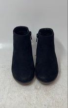 Load image into Gallery viewer, Cat &amp; Jack Girls Black Suede Side Zip Round Toe Ankle Boots Size 10
