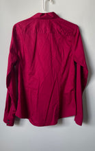 Load image into Gallery viewer, Banana Republic Womens Fuchsia Long Sleeve Non-Iron Button-Up Shirt Size 12

