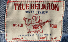 Load image into Gallery viewer, True Religion Womens Blue Denim Medium Wash Pockets Skinny Leg Jeans Size 33
