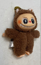 Load image into Gallery viewer, Pop Mart The Monsters Replica Brown Labubu Collectible Plush Toy Keychain
