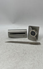 Load image into Gallery viewer, Collectible Desk Organizer Clock Letter Opener Card Holder In Box 3 Pcs Set
