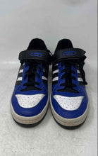 Load image into Gallery viewer, Adidas Mens Forum Low White Blue And Black Leather Lace-Up Sneakers Shoes Sz 9.5
