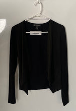 Load image into Gallery viewer, INC International Concepts Womens Black Long Sleeve Open Front Jacket Size Small
