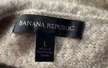 Load image into Gallery viewer, Banana Republic Womens Taupe Long Sleeve Mock Neck Pullover Sweater Size Large
