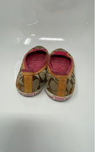 Load image into Gallery viewer, Coach Womens Brown Pink Orange Slip-On Round Toe Ballet Flats Shoes Size 6.5B
