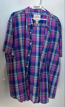 Load image into Gallery viewer, St. John's Bay Mens Multicolor Plaid Print Short-Sleeve Button-Up Shirt Size XXL
