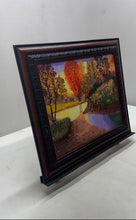 Load image into Gallery viewer, RJB Afternoon Forest Meadow Framed Landscape Signed Wall Decor Art Painting
