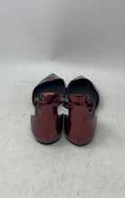 Load image into Gallery viewer, Franco Sarto Womens Racer Dark Red Pointed Toe Ankle Strap D'Orsay Flats Sz 8.5M
