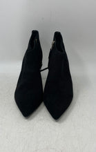 Load image into Gallery viewer, Brian Atwood Womens Black Suede Side Zip Stiletto Heel Ankle Booties Size 9.5
