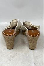 Load image into Gallery viewer, London Fog Womens Heidi White Open Toe Wedge Heels Espadrille Sandals Size 10 M
