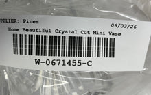 Load image into Gallery viewer, Home Beautiful Crystal Cut Glass Original Design Mini Vase Collectible
