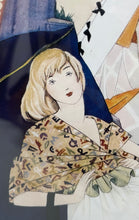 Load image into Gallery viewer, Vogue Magazine Cover Of Two Women Scene Decorative Framed Art Print

