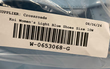 Load image into Gallery viewer, Koi Footwear X Poppy Womens Darling Light Blue Platform Mary Jane Shoes Sz UK 10
