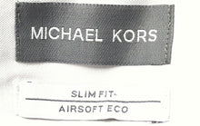 Load image into Gallery viewer, Michael Kors Mens White Long Sleeve Collared Button-Up Shirt Size Medium
