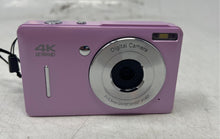 Load image into Gallery viewer, Unbranded Pink 4K Ultra HD Compact Point &amp; Shoot Digital Camera Untested
