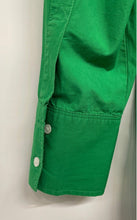 Load image into Gallery viewer, Zara Womens Green Long Sleeve Spread Collar Button-Up Shirt Size X-Small
