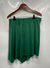 Load image into Gallery viewer, H&amp;M Womens Green Regular Fit Pull-On Asymmetric Hem Short Mini Skirt Size M
